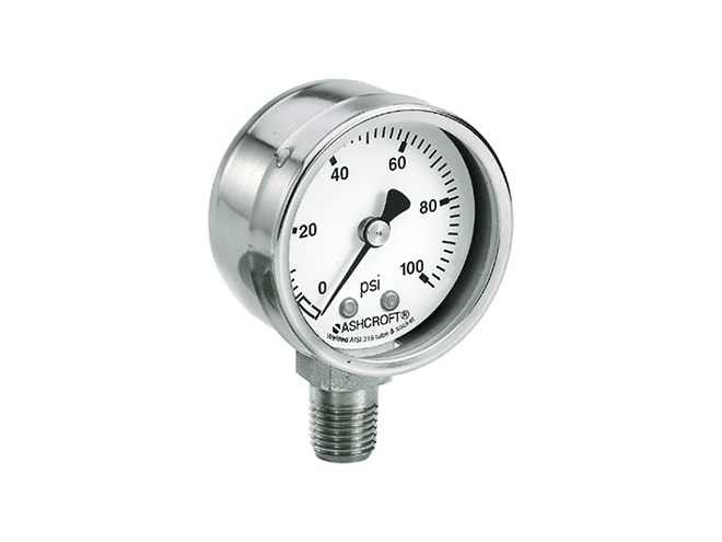 Ashcroft 1008S Analog Pressure Gauge