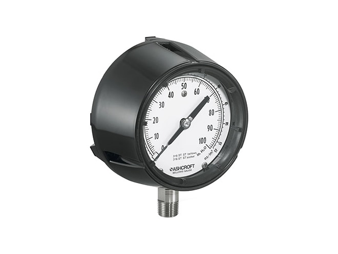 Ashcroft 1180 Series Analog Low Pressure Gauge