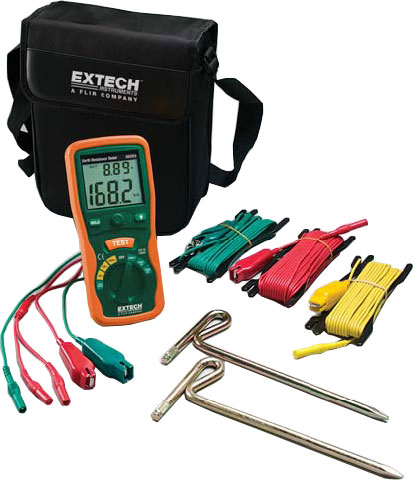 Extech 382252 Earth Ground Resistance Tester Kit