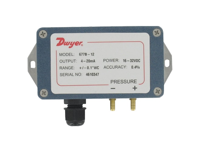 Dwyer 677B Differential Pressure Transmitters