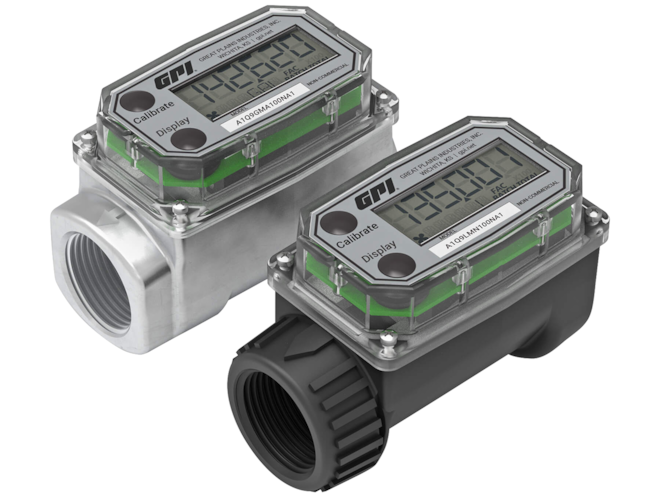 Flomec GPI A1 Turbine Flow Meter with Q9 Display