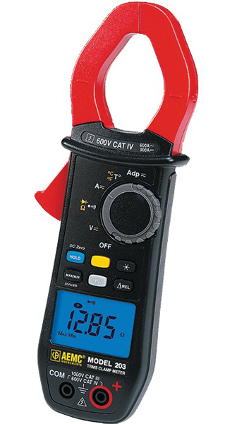 AEMC Model 203 Clamp On Meter