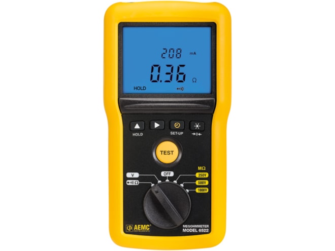 AEMC Model 6522 1000V Megohmmeter