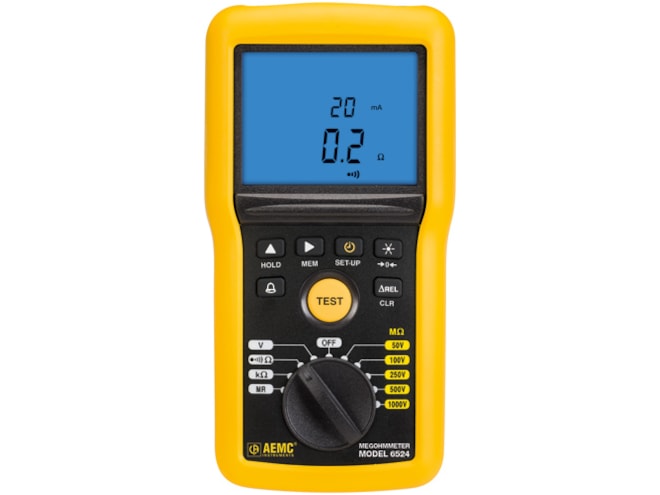 AEMC Model 6524 1000V Megohmmeter