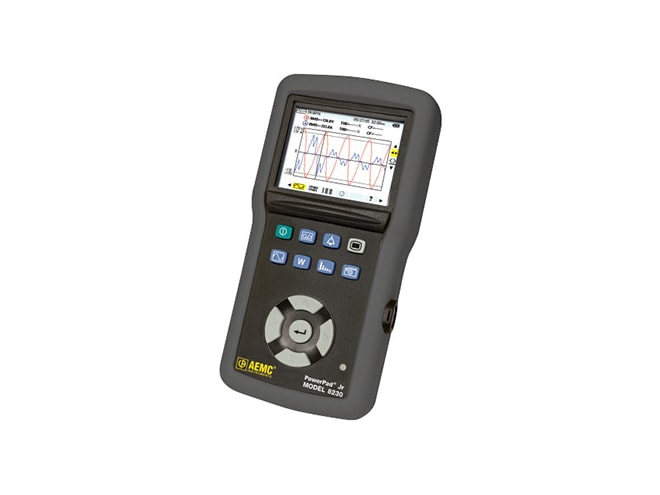 AEMC PowerPad Jr. Model 8230 Power Quality Analyzer