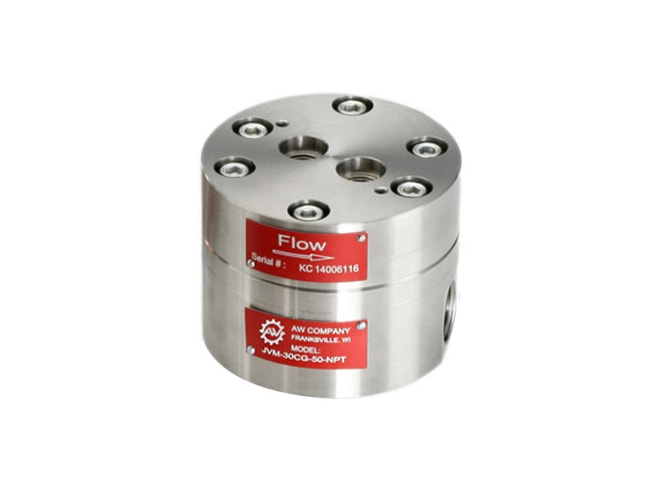 AW Gear Meters JV-CG Positive Displacement Flow Meter