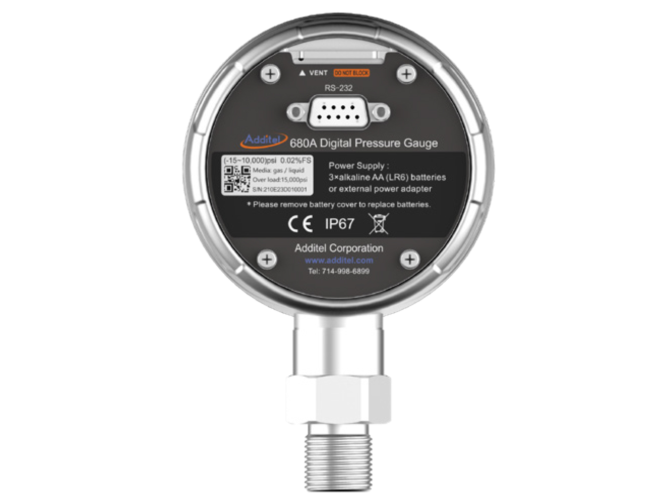 Additel ADT680A Digital Pressure Gauge