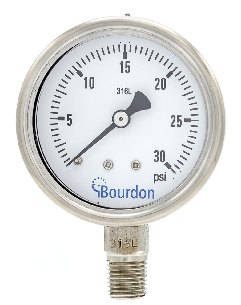 Bourdon MEX2 / MEX3 Pressure Gauge