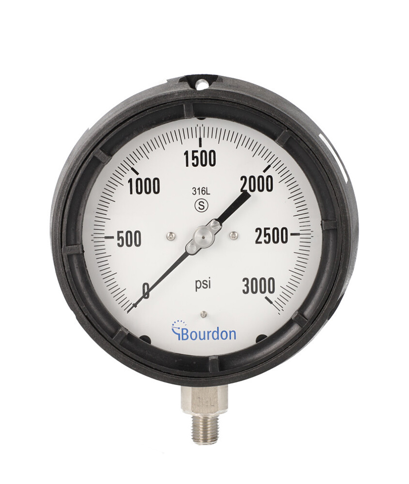 Bourdon MPG6 Pressure Gauge
