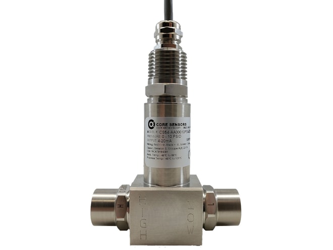 Core Sensors CS54 Non-Incendive Differential Pressure Transducer