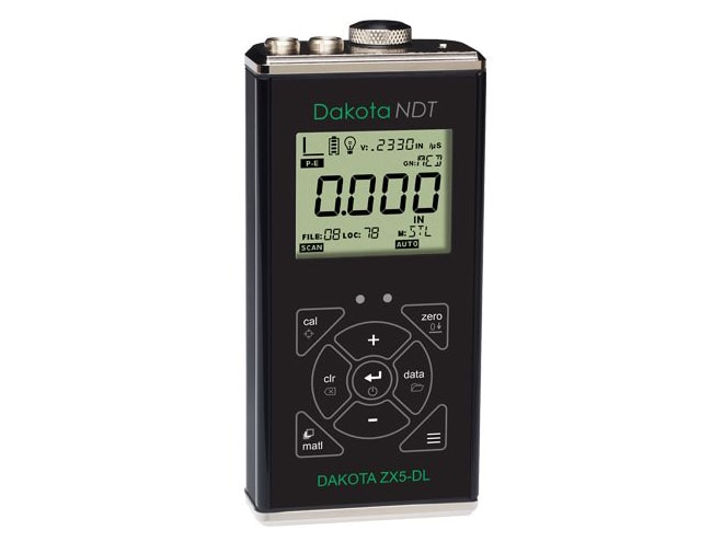Dakota NDT ZX5-DL Thickness Gauge and Data Logger