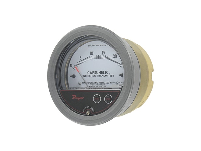Dwyer 631B Capsuhelic Differential Pressure Transmitter