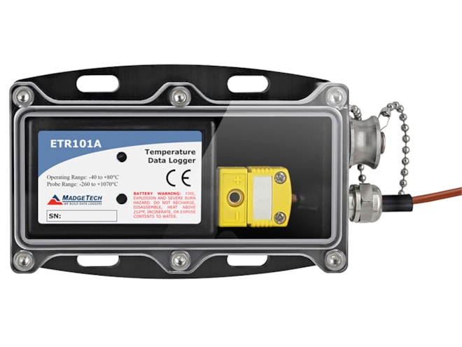 MadgeTech ETR101A Exhaust Temperature Data Logger