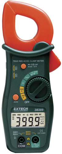 Extech 38387/38389 Clamp On Ammeter