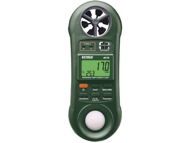 Extech 45170 Hygro-Thermo-Anemometer-Light Meter