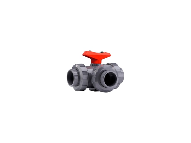 Georg Fischer 543 3-Way Horizontal Ball Valve
