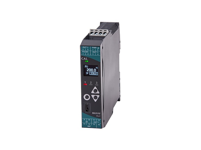 CAL Controls MAXVU Rail Process Controller