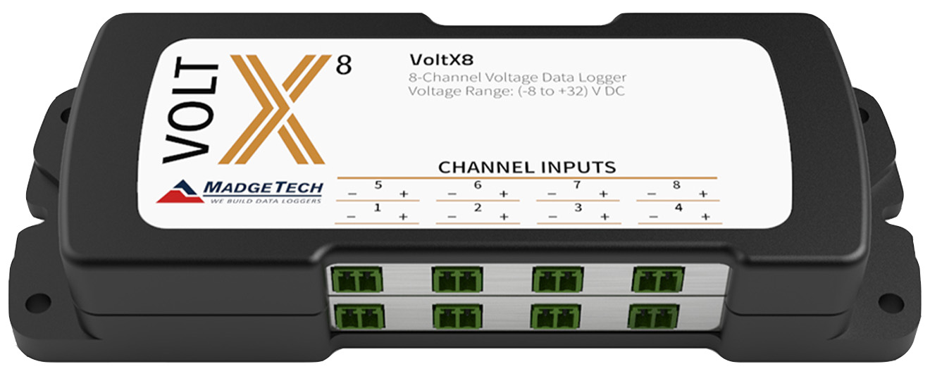 MadgeTech VoltX Series Voltage Data Logger