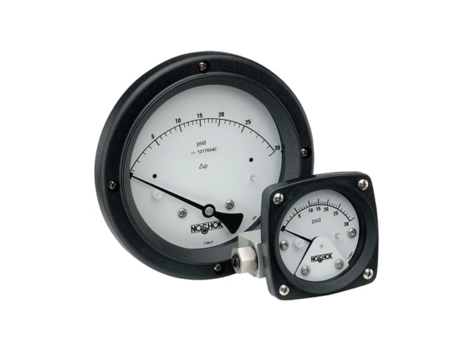 NOSHOK 1000 Series Differential Pressure Gauges