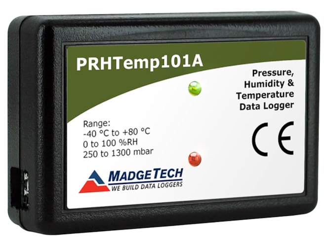 MadgeTech PRHTemp101A Pressure, RH, Temp Data Logger