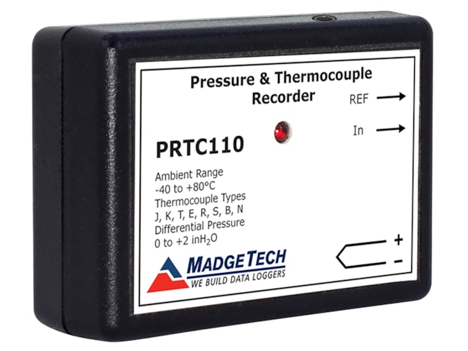 Madgetech PRTC110 Pressure & Temperature Data Logger