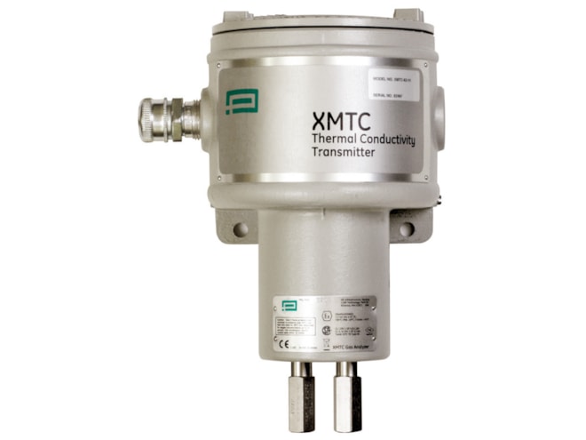 Panametrics XMTC Thermal Conductivity Binary Gas Transmitter