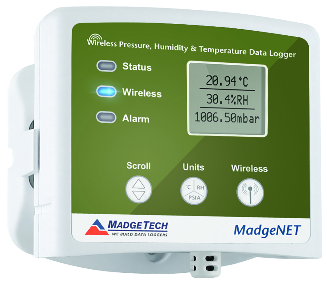 MadgeTech RFPRHTemp2000A Pressure, RH & Temp Data Logger