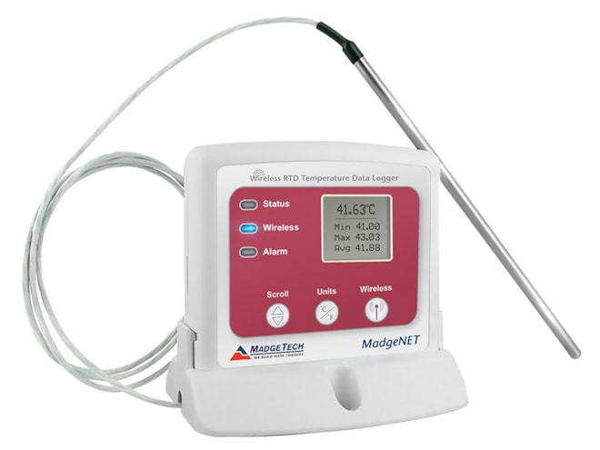 MadgeTech RFRTDTemp2000A Wireless RTD Data Logger