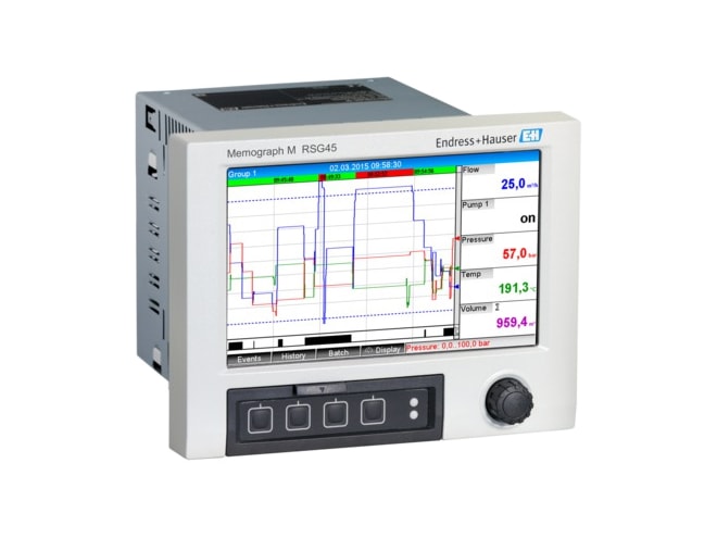 E+H Memograph M RSG45 Advanced Data Manager