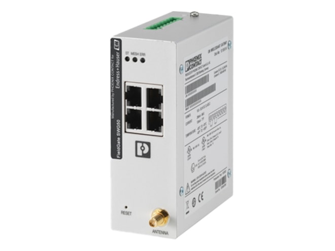E+H SWG50 WirelessHART Fieldgate