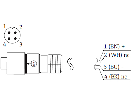 E+H 71217708 Cordset
