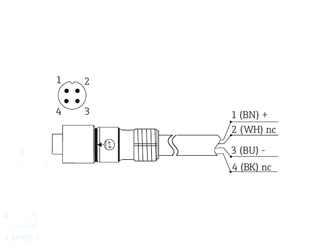 E+H 71217708 Cordset