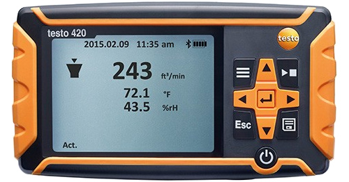 Testo 420 Flow Hood Kit