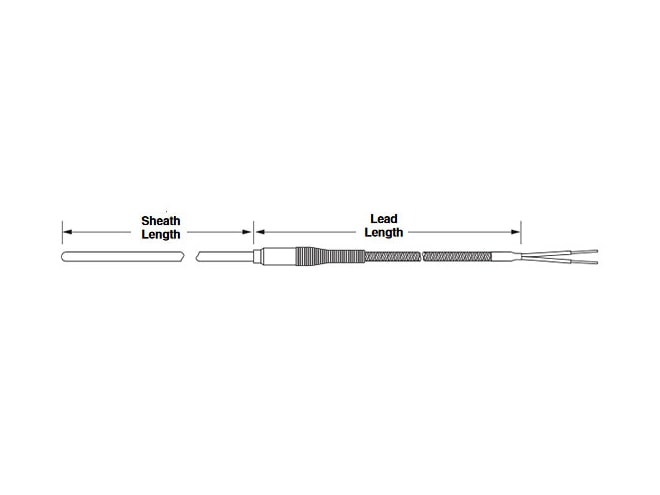 Watlow AF Style Mineral Insulated Dual Element Thermocouple