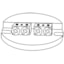 Watlow Single Terminal Block for Standard Connection Heads