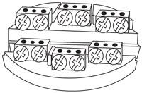 Watlow Terminal Block for Standard Connection Heads