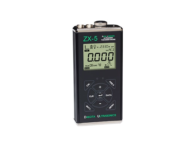 Dakota Ultrasonics ZX-5DL Thickness Gauge and Datalogger