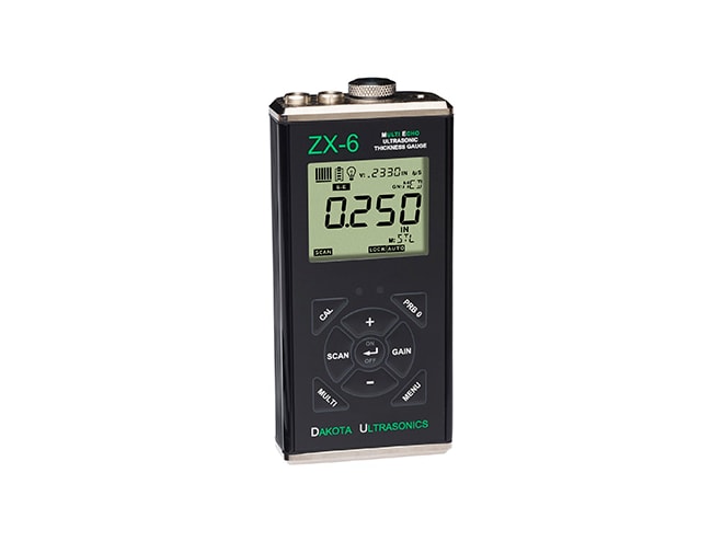 Dakota Ultrasonics ZX-6 Thickness Gauge with Multi-Echo