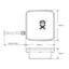 Ellenex TTG2-N Low Power Temperature Transmitter - Rectangular Enclosure Illustration