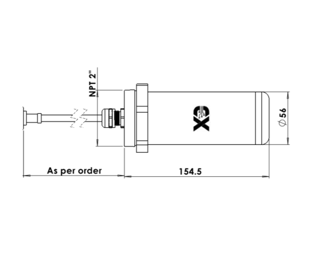 Ellenex TTS2-L Low Power Temperature Transmitter