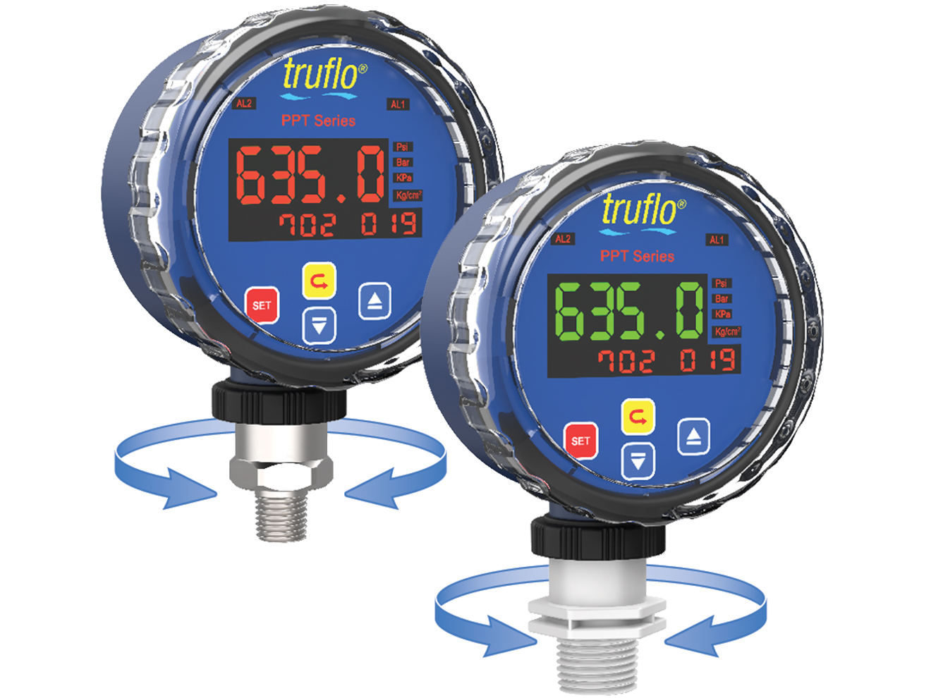 ICON Truflo PPT Digital LED Pressure Transmitter Switch