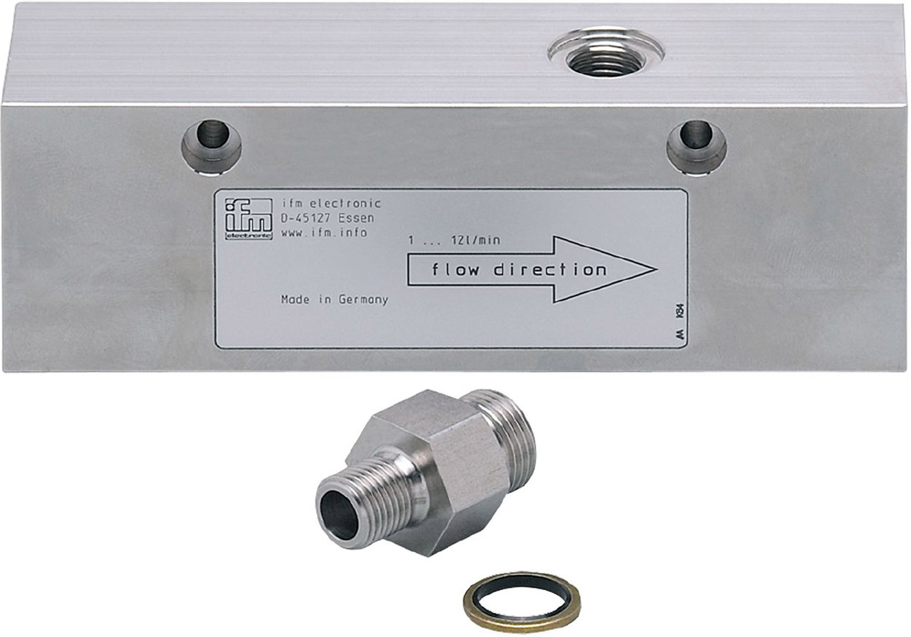 ifm efector E4 Series Low Flow Volume Process Adapter