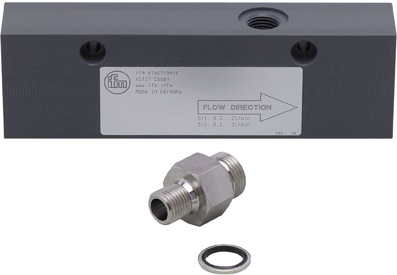 ifm efector E4 Series Low Flow Volume Process Adapter