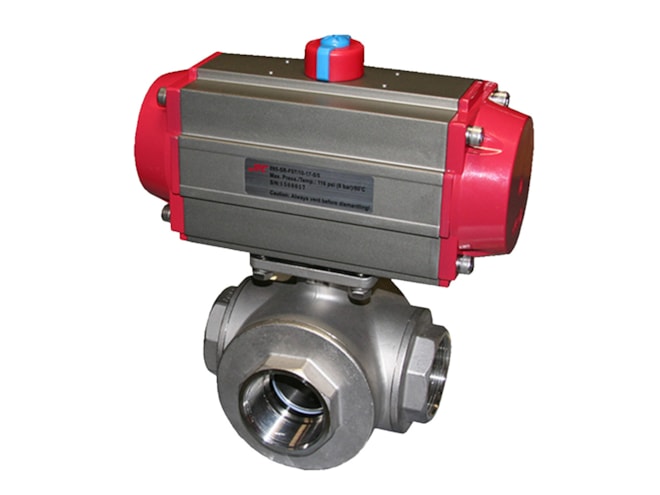 JFlow Controls DM5100/5200 Three Way Ball Valve