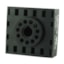 11 Pin back wired socket