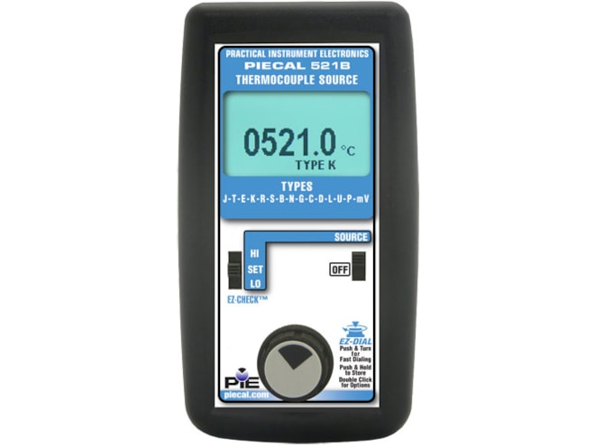 PIE 520B and 521B Thermocouple Simulators