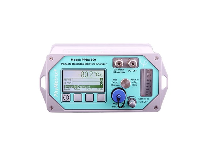 PhyMetrix PPBa Benchtop Dew Point Analyzer