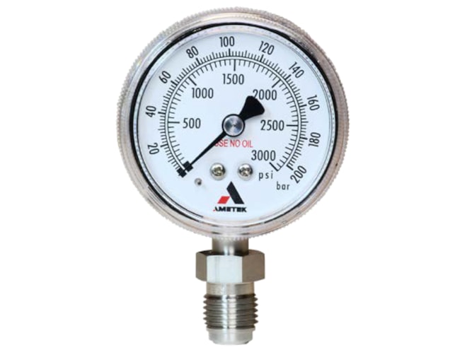 US Gauge Model 1536 Ultra High Purity Pressure Gauge