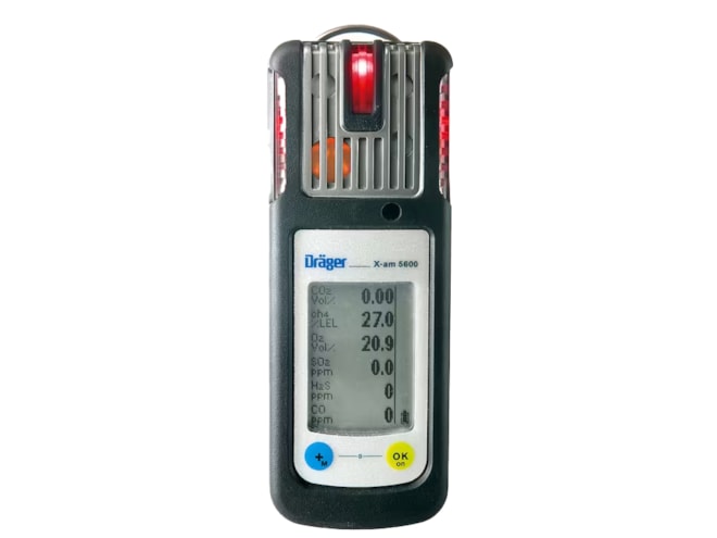 Draeger X-am 5600 Personal Monitor and Multi-Gas Detector